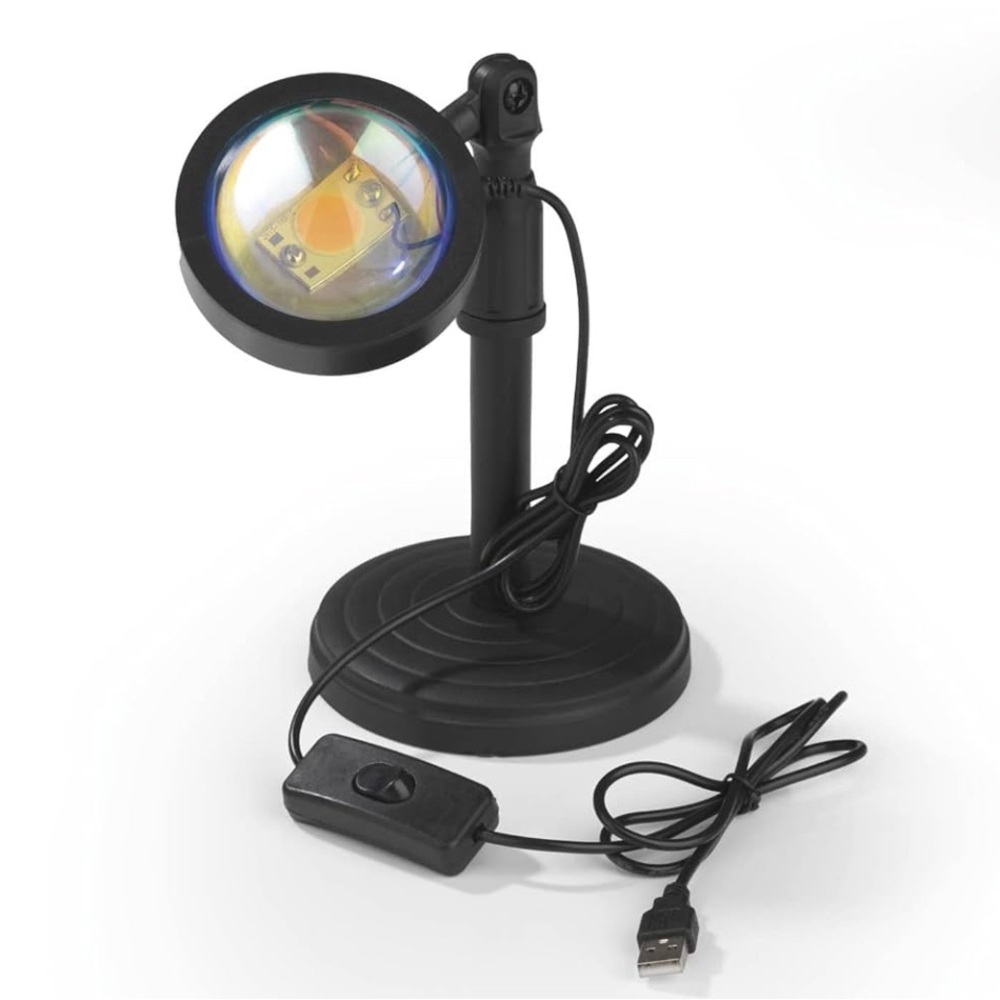 Sunset Lamp College Dorm LED USB Projection Lamp